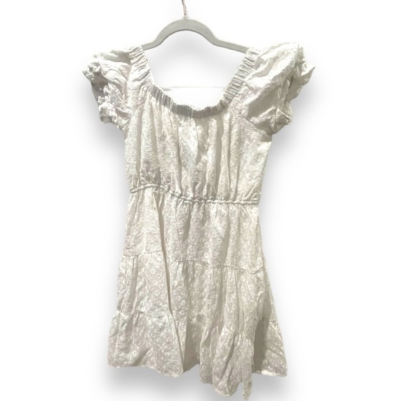 NEW | WINDSOR | Off The Shoulder Eyelet Skater Dress | Size Large - Picture 9 of 15